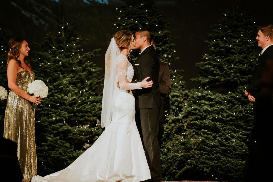 Twinkly Backyard Wedding Bash – Photo by Let's Frolic Together