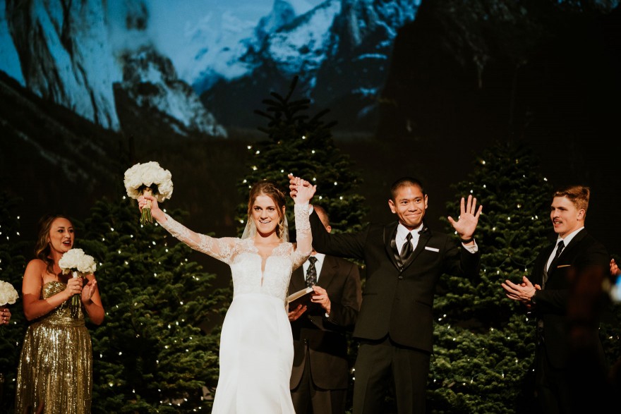 Twinkly Backyard Wedding Bash – Photo by Let's Frolic Together