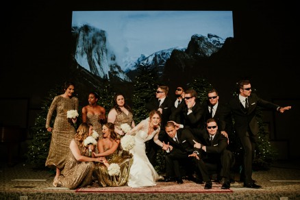 Twinkly Backyard Wedding Bash – Photo by Let's Frolic Together