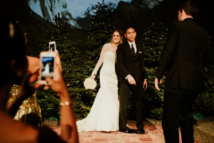 Twinkly Backyard Wedding Bash – Photo by Let's Frolic Together