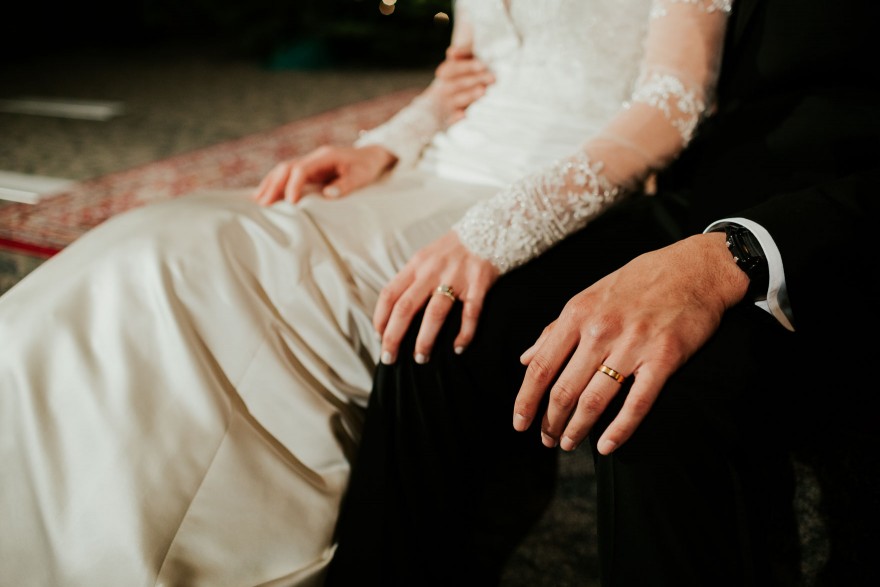 Twinkly Backyard Wedding Bash – Photo by Let's Frolic Together