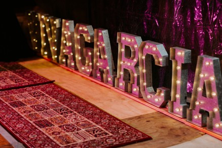 Twinkly Backyard Wedding Bash – Photo by Let's Frolic Together