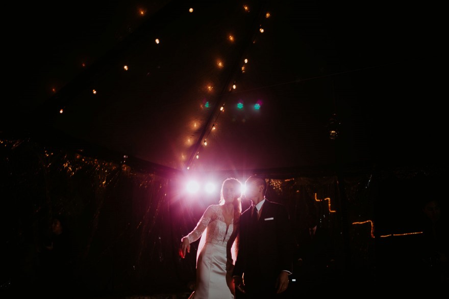 Twinkly Backyard Wedding Bash – Photo by Let's Frolic Together