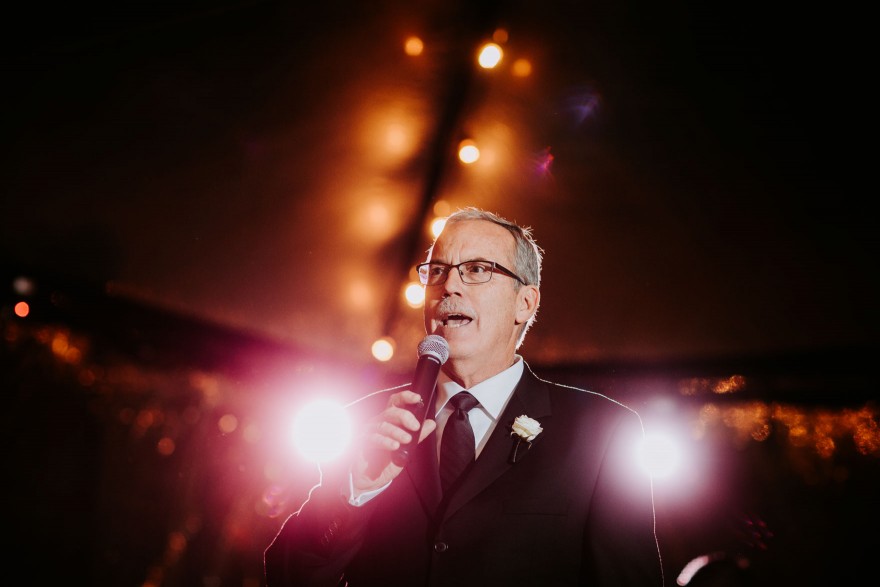 Twinkly Backyard Wedding Bash – Photo by Let's Frolic Together