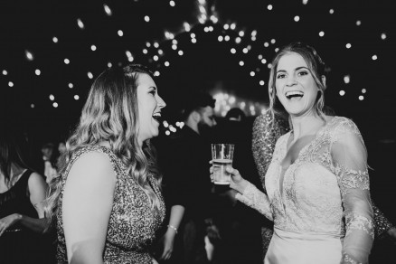 Twinkly Backyard Wedding Bash – Photo by Let's Frolic Together