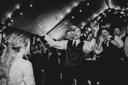 Twinkly Backyard Wedding Bash – Photo by Let's Frolic Together