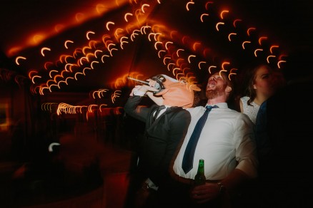 Twinkly Backyard Wedding Bash – Photo by Let's Frolic Together