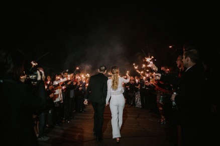 Twinkly Backyard Wedding Bash – Photo by Let's Frolic Together