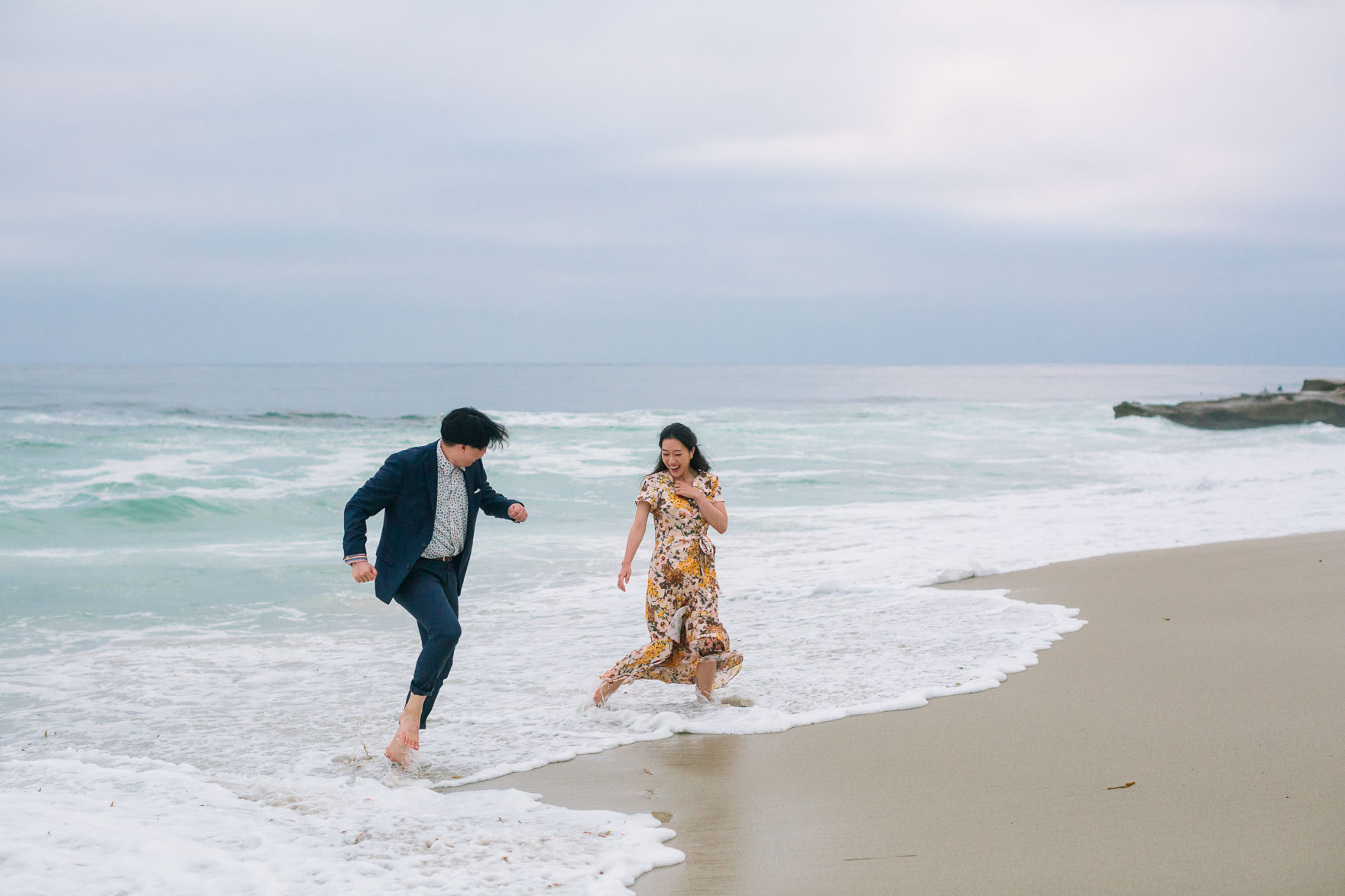 Swept Away at Windansea – Photo by Let's Frolic Together