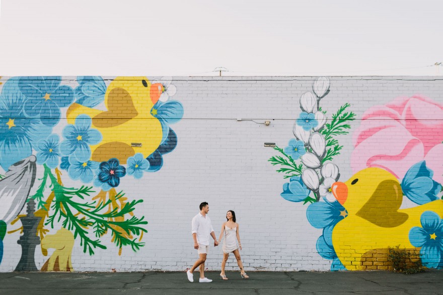Modern Art and Skyline Views – Photo by Let's Frolic Together
