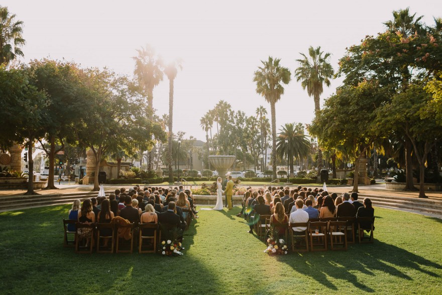 Modern Santa Barbara Garden Wedding Bash &ndash; Photo by Let's Frolic Together