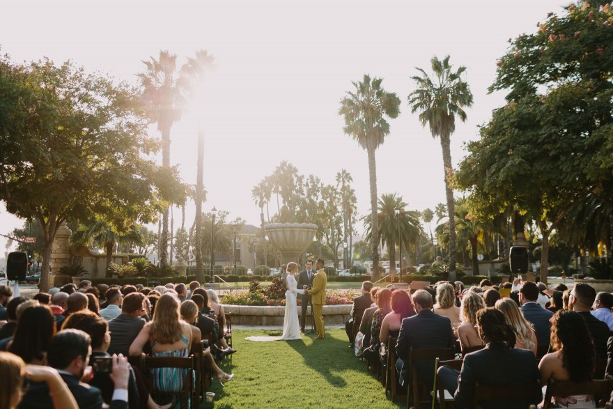 Modern Santa Barbara Garden Wedding Bash &ndash; Photo by Let's Frolic Together