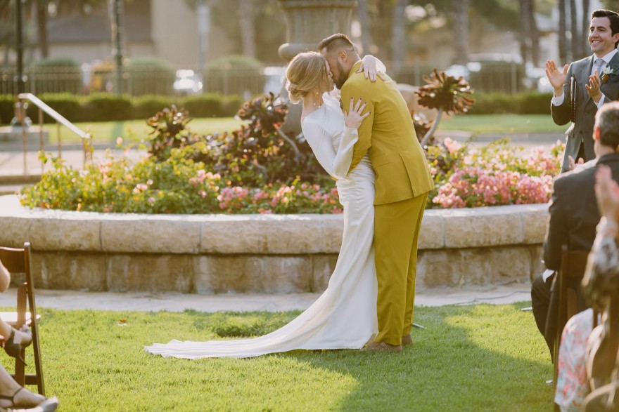 Modern Santa Barbara Garden Wedding Bash &ndash; Photo by Let's Frolic Together