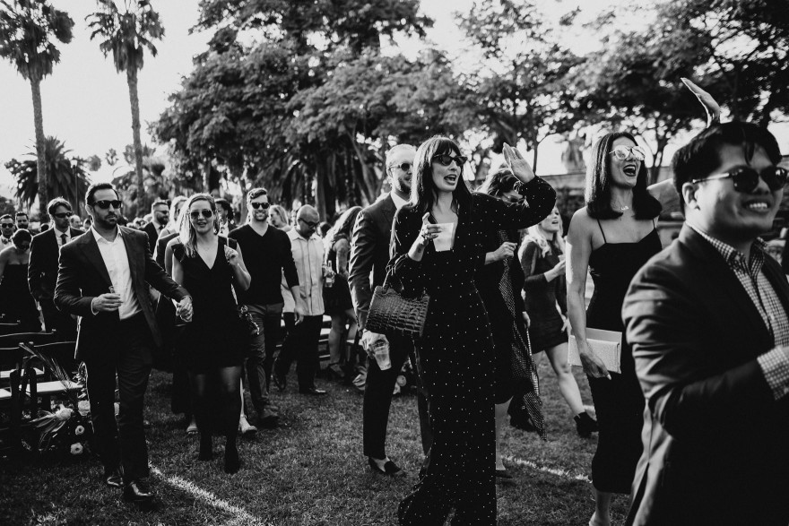 Modern Santa Barbara Garden Wedding Bash &ndash; Photo by Let's Frolic Together