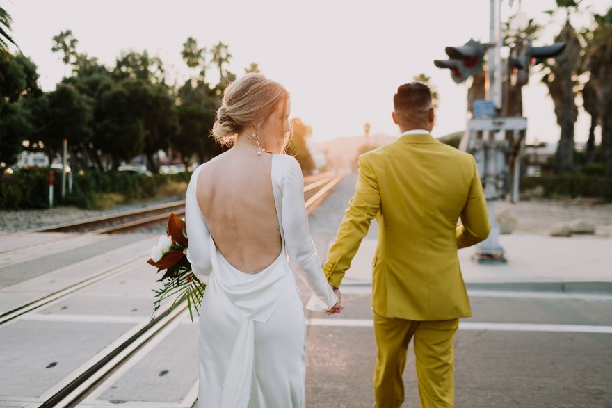 Modern Santa Barbara Garden Wedding Bash &ndash; Photo by Let's Frolic Together