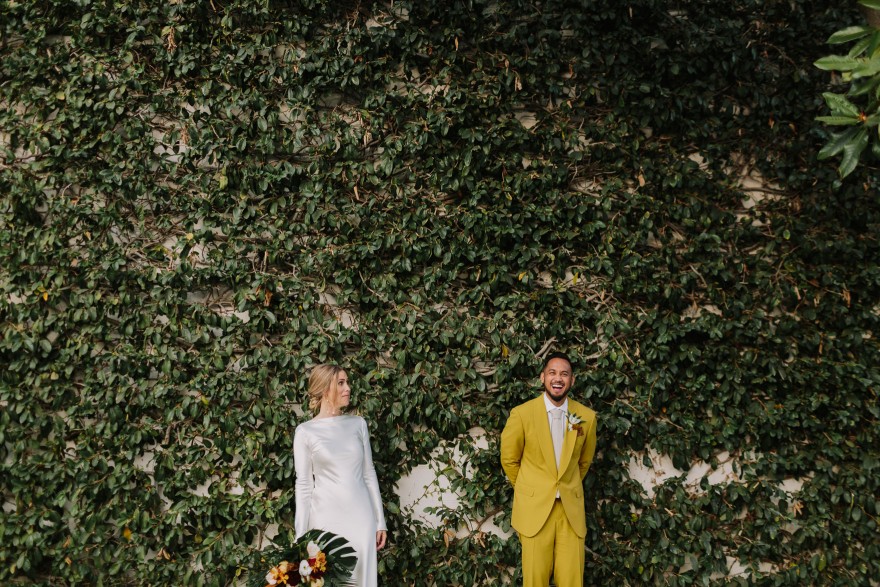 Modern Santa Barbara Garden Wedding Bash &ndash; Photo by Let's Frolic Together