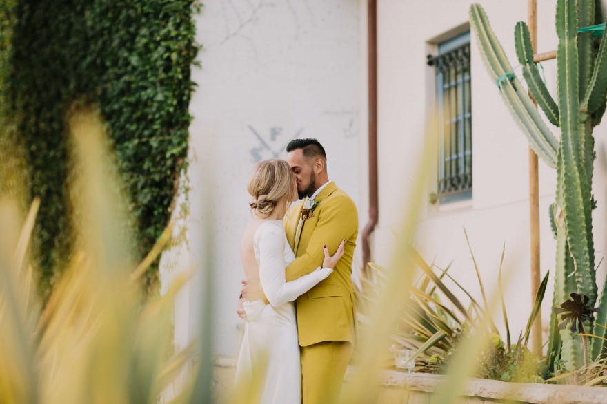 Modern Santa Barbara Garden Wedding Bash &ndash; Photo by Let's Frolic Together