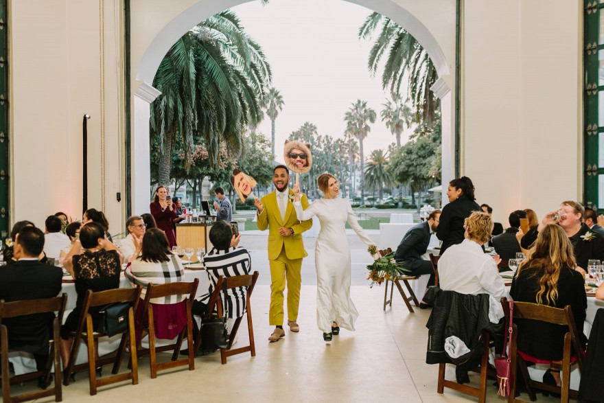 Modern Santa Barbara Garden Wedding Bash &ndash; Photo by Let's Frolic Together