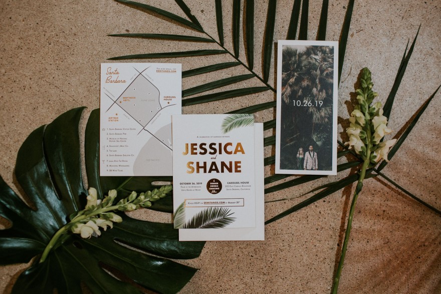 Modern Santa Barbara Garden Wedding Bash &ndash; Photo by Let's Frolic Together
