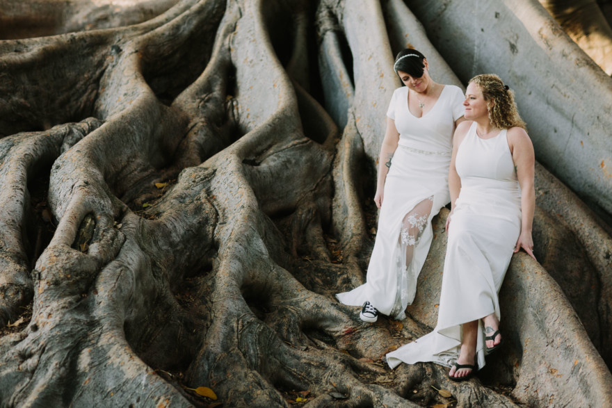 Whimsical San Diego Elopement – Photo by Let's Frolic Together