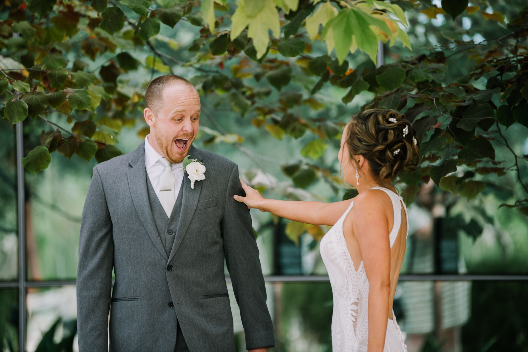Industrial Garden Oasis Wedding – Photo by Let's Frolic Together