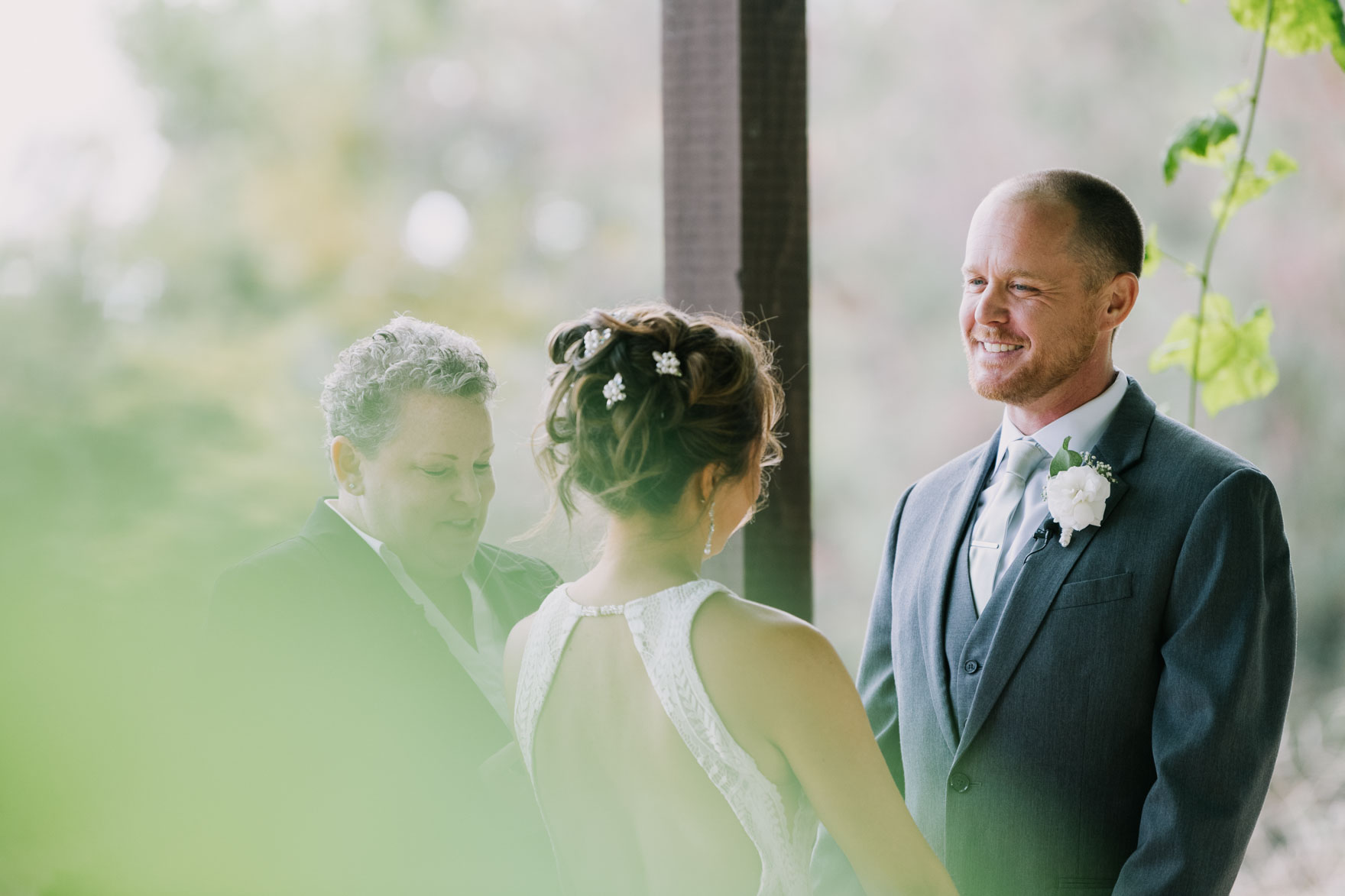 Industrial Garden Oasis Wedding – Photo by Let's Frolic Together