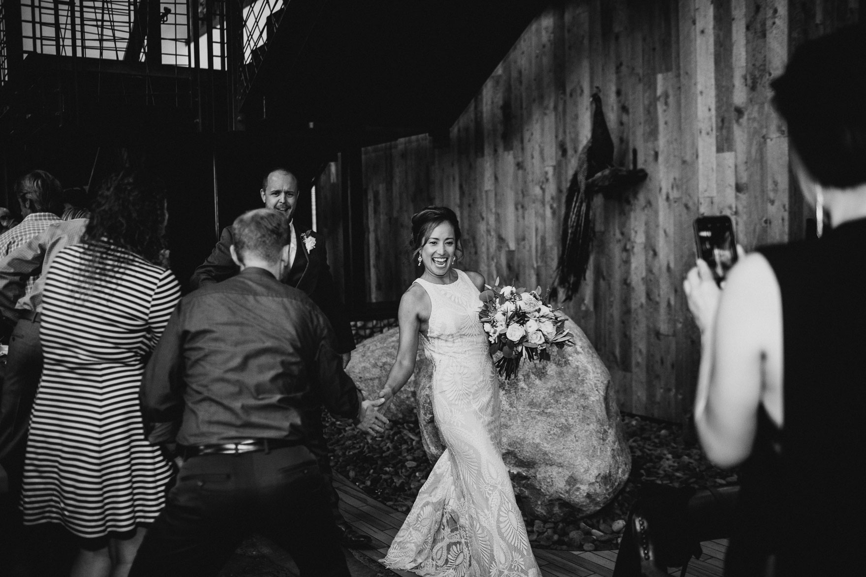 Industrial Garden Oasis Wedding – Photo by Let's Frolic Together