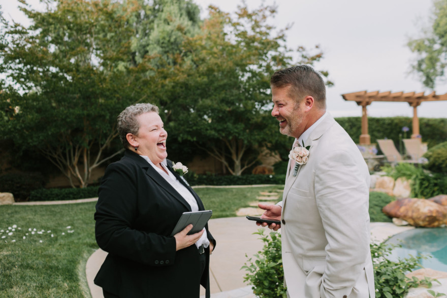 Tender Backyard Elopement Fun &ndash; Photo by Let's Frolic Together