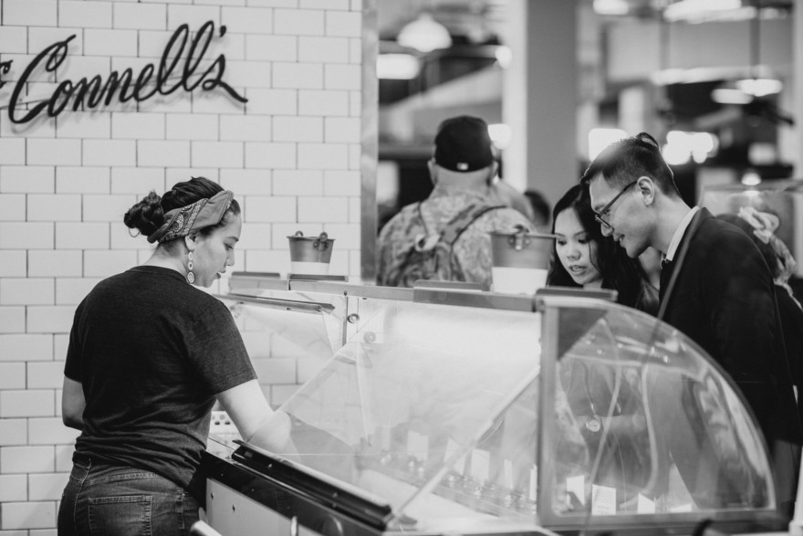 Engaged in Downtown LA &ndash; Photo by Let's Frolic Together