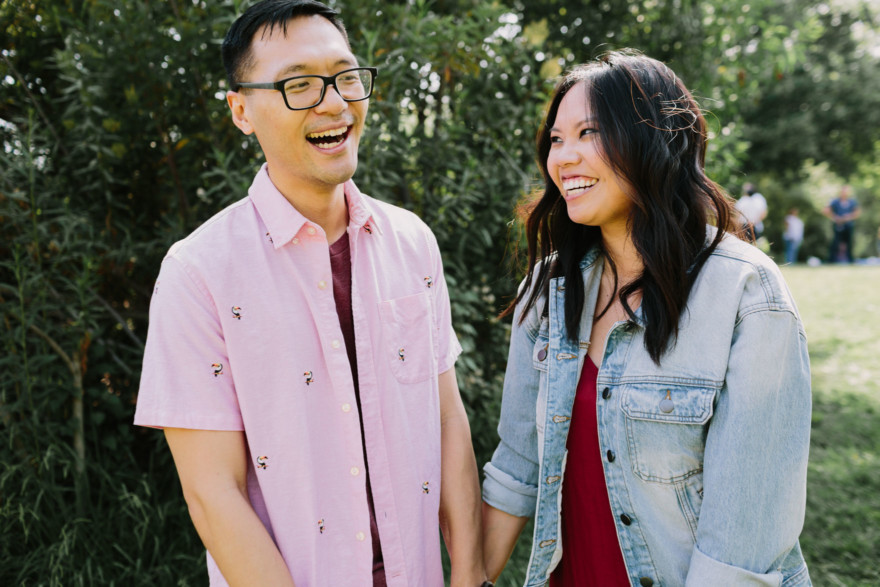 Engaged in Downtown LA &ndash; Photo by Let's Frolic Together