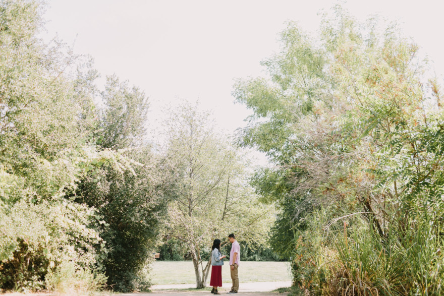 Engaged in Downtown LA &ndash; Photo by Let's Frolic Together
