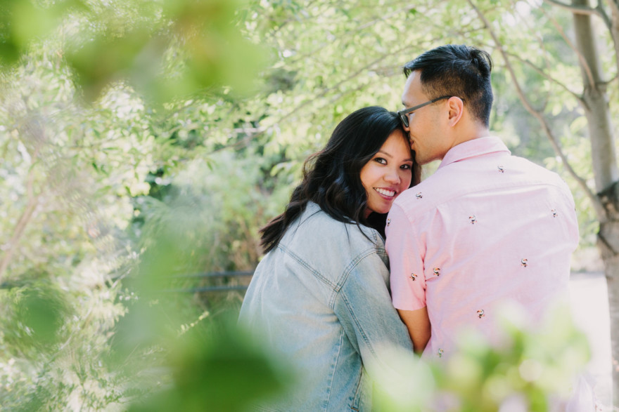 Engaged in Downtown LA &ndash; Photo by Let's Frolic Together