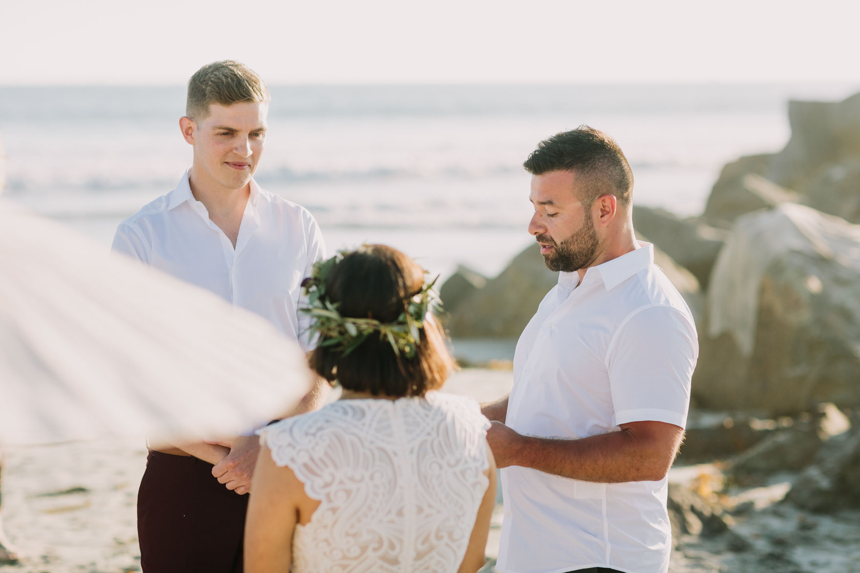 A Ceremony by the Sea – Photo by Let's Frolic Together