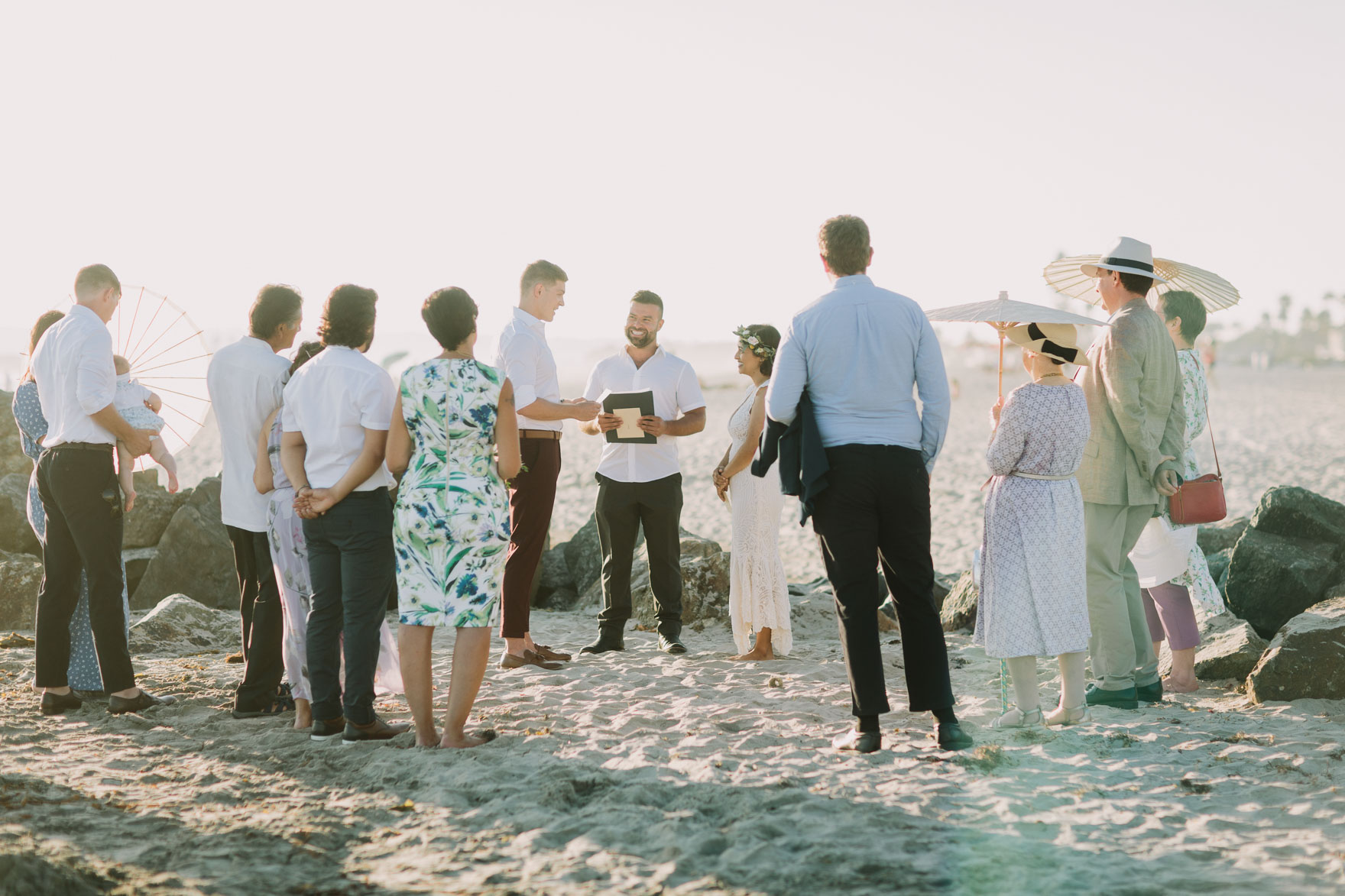 A Ceremony by the Sea – Photo by Let's Frolic Together