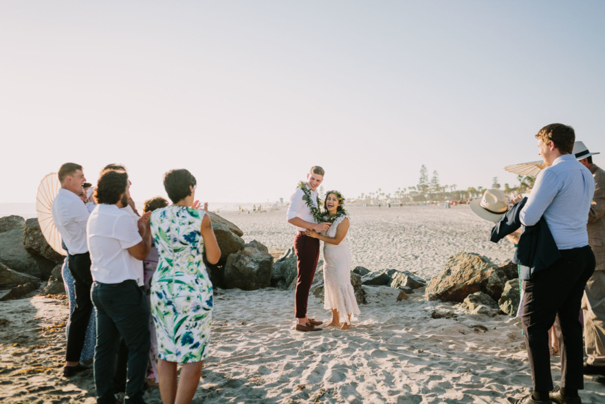 A Ceremony by the Sea – Photo by Let's Frolic Together