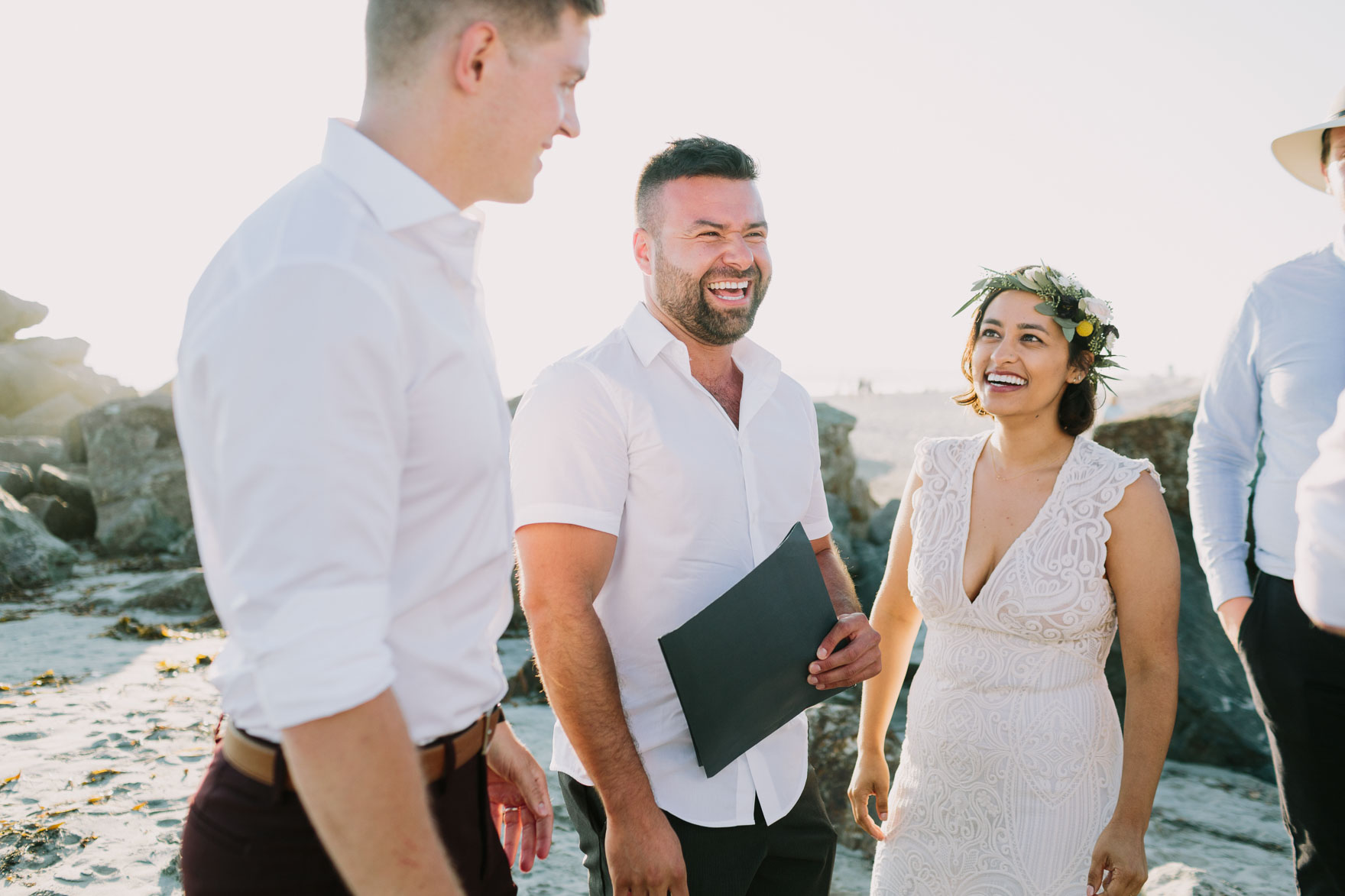 A Ceremony by the Sea – Photo by Let's Frolic Together