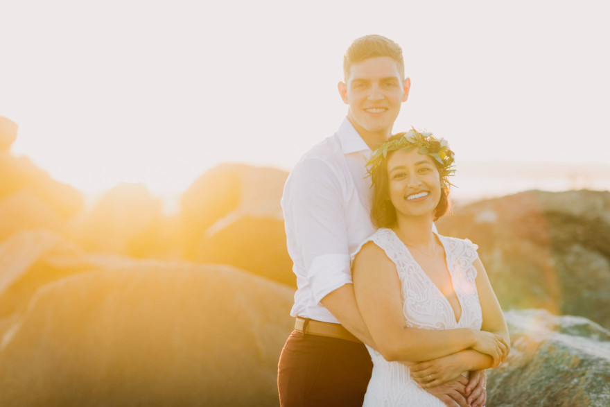 A Ceremony by the Sea – Photo by Let's Frolic Together