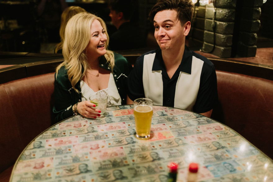 Drinks and Desert Romance &ndash; Photo by Let's Frolic Together
