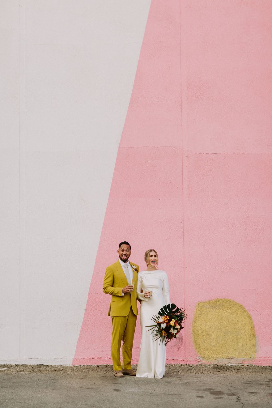 Modern Santa Barbara Garden Wedding Bash &ndash; Photo by Let's Frolic Together