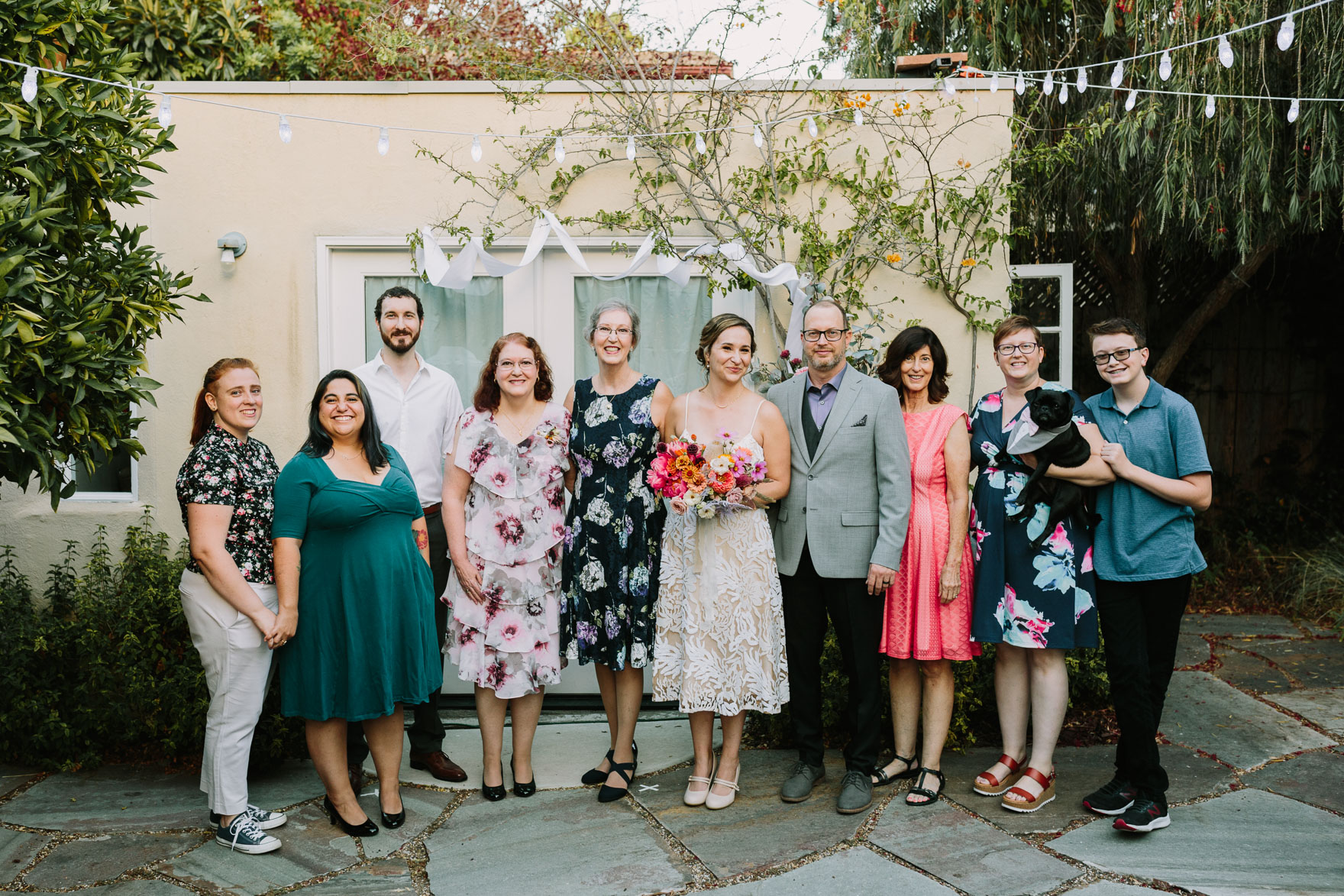 Charming Backyard Microwedding – Photo by Let's Frolic Together