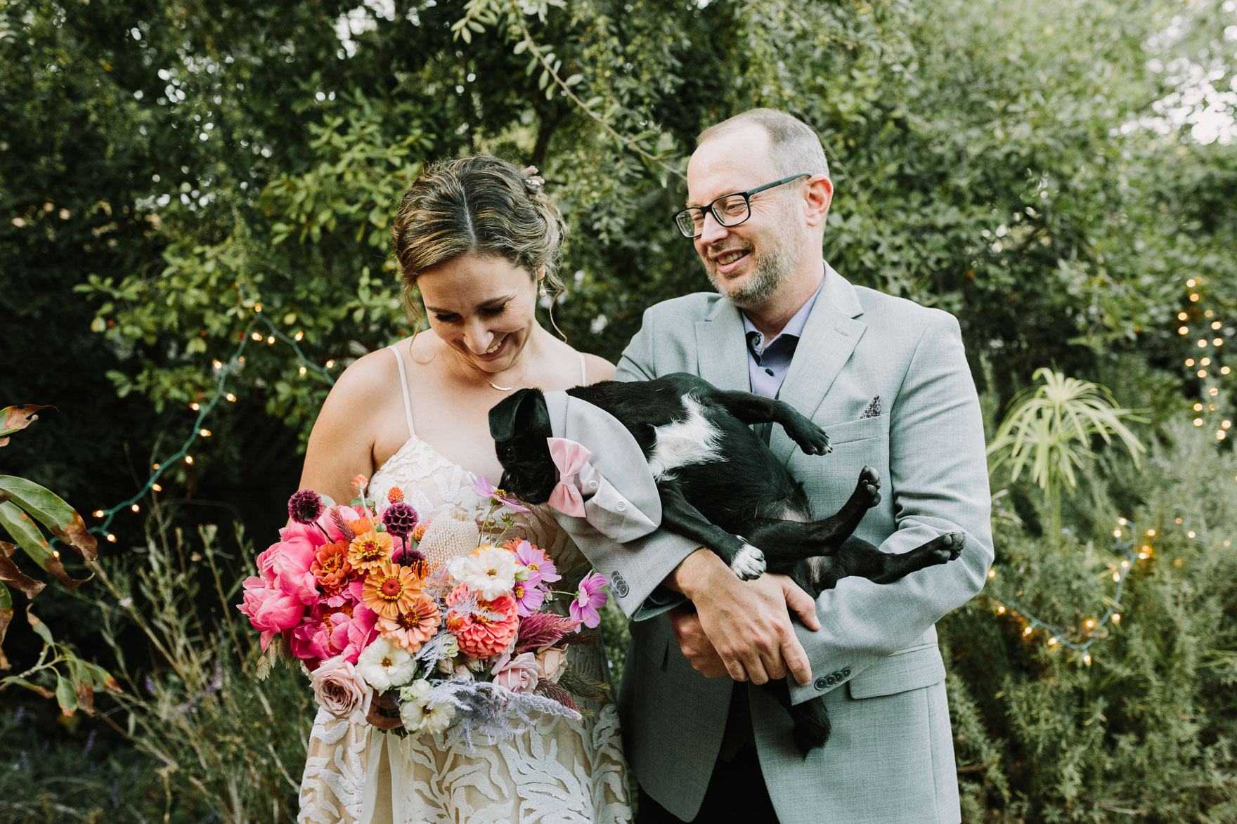 Charming Backyard Microwedding – Photo by Let's Frolic Together
