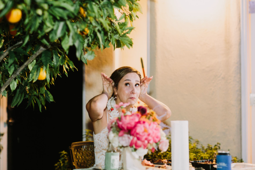 Charming Backyard Microwedding &ndash; Photo by Let's Frolic Together
