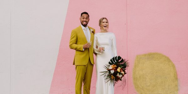 Modern Santa Barbara Garden Wedding Bash &ndash; Photo by Let's Frolic Together