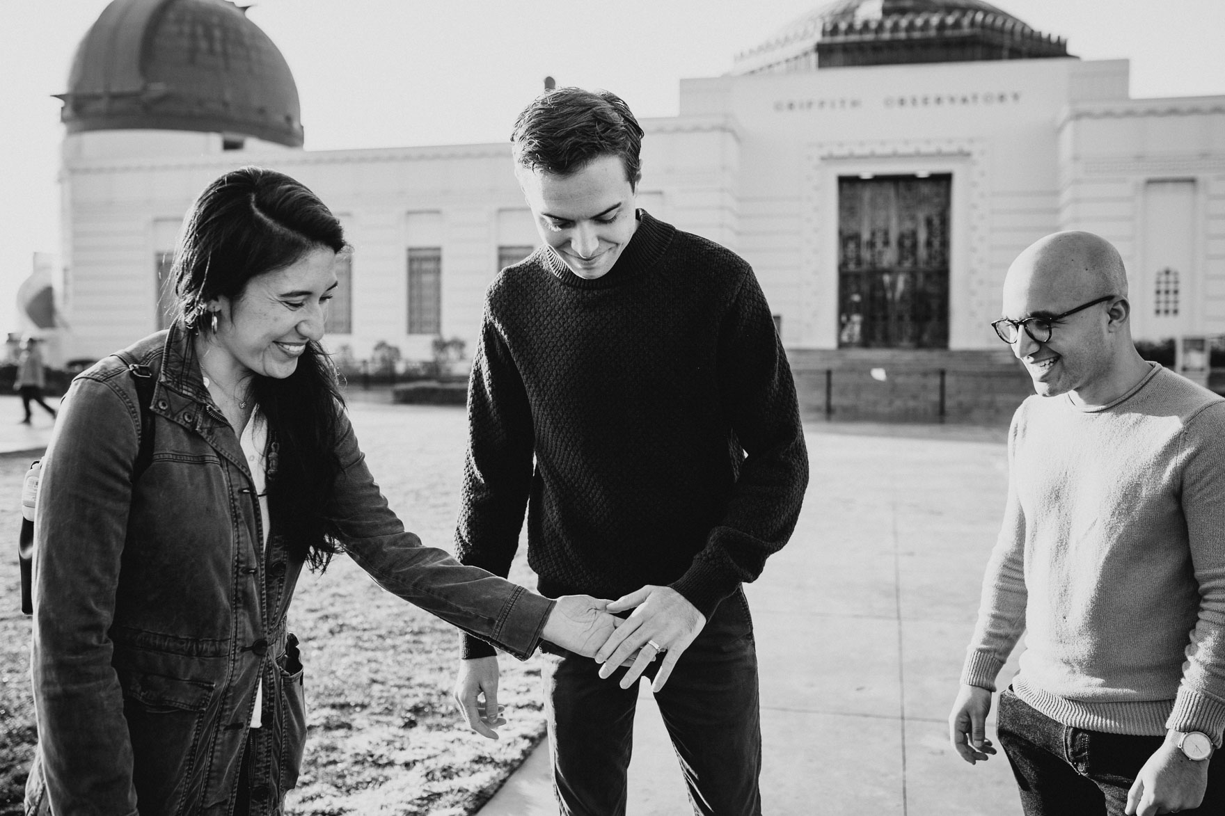 Surprise Proposal High above LA – Photo by Let's Frolic Together