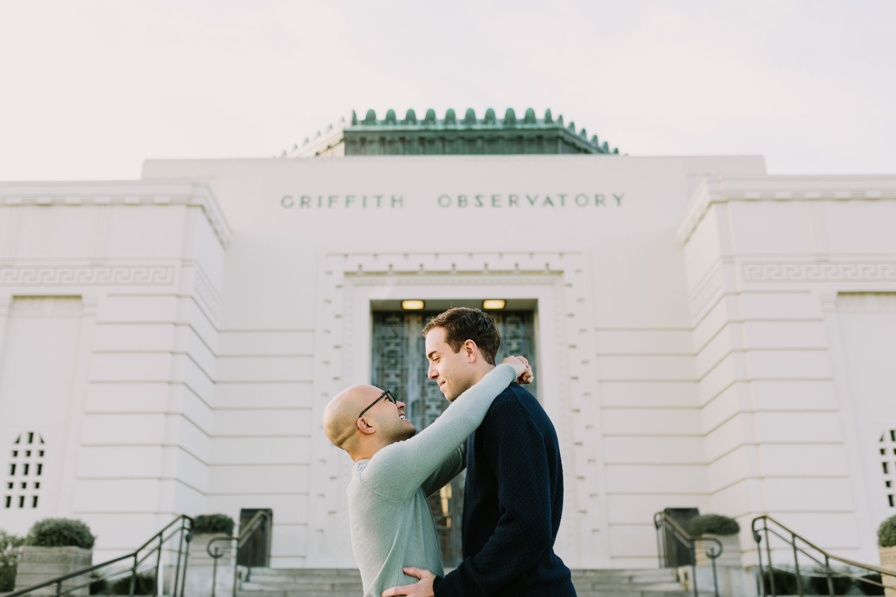Surprise Proposal High above LA – Photo by Let's Frolic Together