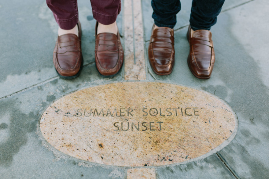 Surprise Proposal High above LA – Photo by Let's Frolic Together