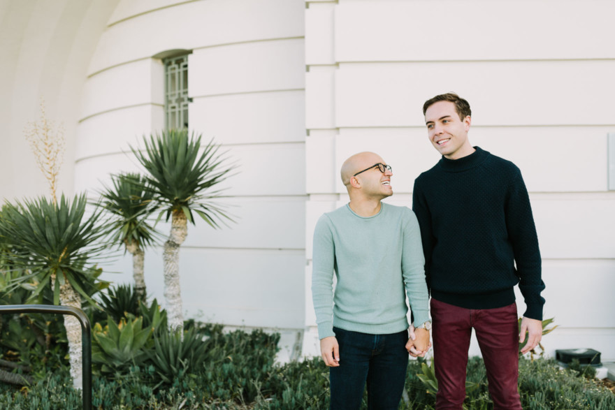 Surprise Proposal High above LA – Photo by Let's Frolic Together