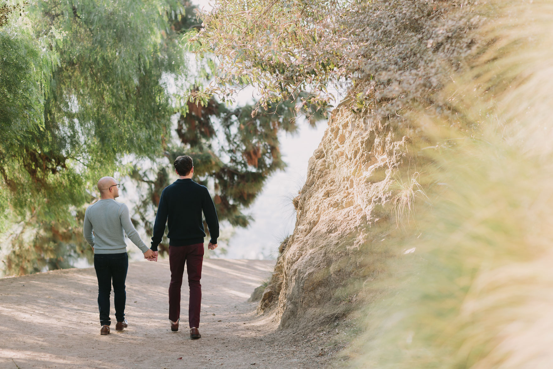 Surprise Proposal High above LA – Photo by Let's Frolic Together