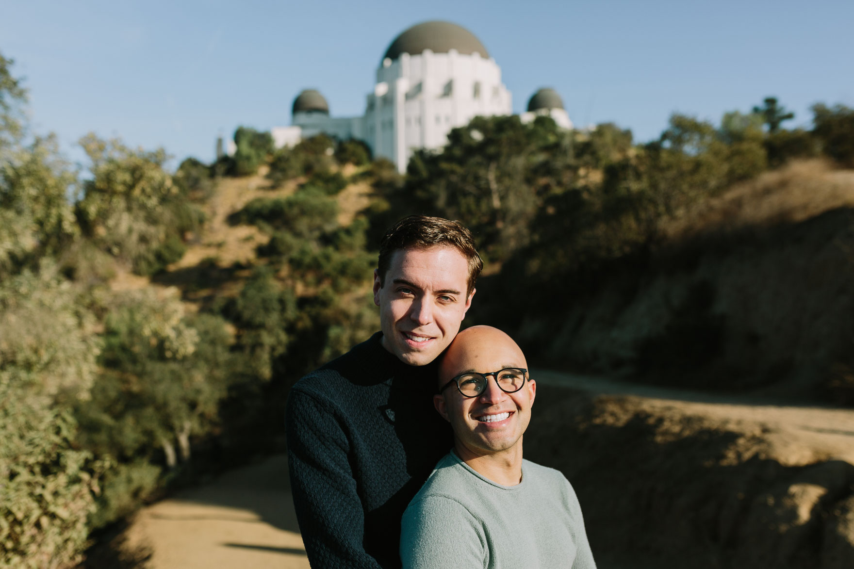 Surprise Proposal High above LA – Photo by Let's Frolic Together