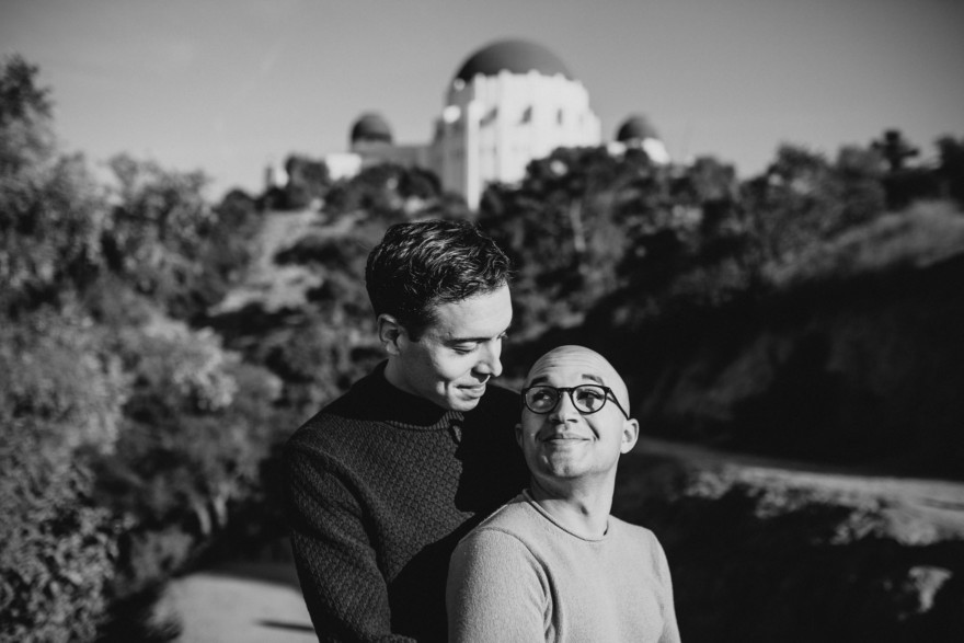 Surprise Proposal High above LA – Photo by Let's Frolic Together